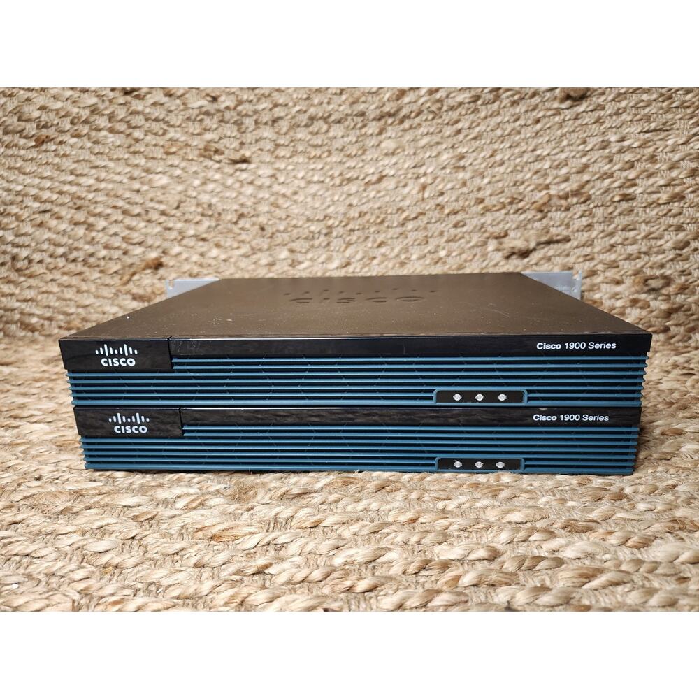 2 LOT Cisco 1900 Series 1921 2-Port Gigabit Integrated Services Router 1921/K9
